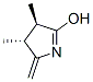 2H-Pyrrol-5-ol,3,4-dihydro-3,4-dimethyl-2-methylene-,trans-(9CI) 化学構造式