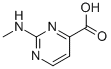 4-Pyrimidinecarboxylicacid,2-(methylamino)-(7CI) 化学構造式