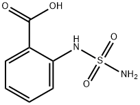 Benzoic acid, 2-[(aminosulfonyl)amino]- (9CI),89694-26-8,结构式