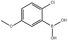 2-Chloro-5-methoxyphenylboronic acid Struktur