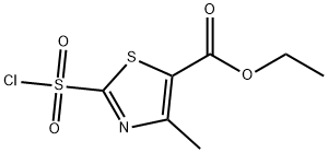 ETHYL 2-(CHLOROSULFONYL)-4-METHYL-1,3-THIAZOLE-5-CARBOXYLATE, 97