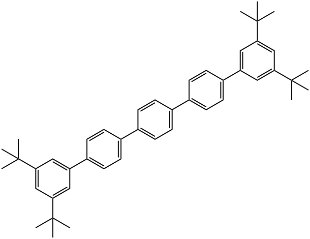 3,5,3'''',5''''-TETRA-T-BUTYL-1,1':4',1'':4'',1''':4''',1''''-QUINQUEPHENYL 结构式