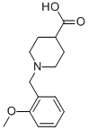 1-(2-methoxybenzyl)piperidine-4-carboxylic acid,897094-26-7,结构式