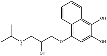 89710-82-7 1,2-Naphthalenediol, 4-(2-hydroxy-3-((1-methylethyl)amino)propoxy)-