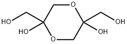 1,4-Dioxane-2,5-dimethanol, 2,5-dihydroxy- Struktur