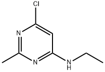 6-chloro-N-ethyl-2-MethylpyriMidin-4-aMine 化学構造式