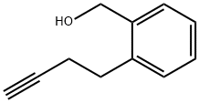 Benzenemethanol, 2-(3-butynyl)- (9CI) Structure