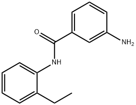 3-amino-N-(2-ethylphenyl)benzamide Struktur