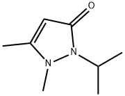 3H-Pyrazol-3-one,  1,2-dihydro-1,5-dimethyl-2-(1-methylethyl)- Structure