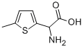 2-氨基-2-(5-甲基噻吩-2-基)乙酸 结构式