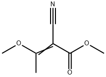 METHYL 2-CYANO-3-METHOXYCROTONATE Structure