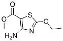 5-Thiazolecarboxylicacid,4-amino-2-ethoxy-,methylester(9CI) Struktur