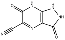 1H-Pyrazolo[3,4-b]pyrazine-5-carbonitrile,2,3,6,7-tetrahydro-3,6-dioxo-(9CI) 结构式
