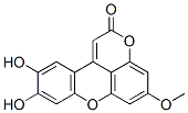9,10-dihydroxy-5-methoxy-2H-pyrano[2,3,4-kl]xanthen-2-one Structure