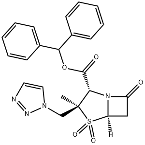 Tazobactam Diphenylmethyl Ester Struktur
