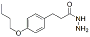 3-(4-Butoxyphenyl)propionyl hydrazide 化学構造式