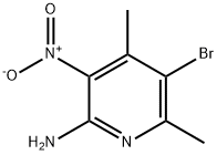 2-Amino-3-nitro-4,6-dimethyl-5-bromopyridine