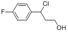 3-CHLORO-3-(4-FLUOROPHENYL)PROPAN-1-OL Structure