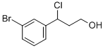 3-(3-BROMOPHENYL)-3-CHLOROPROPAN-1-OL Structure