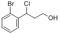 3-(2-BROMOPHENYL)-3-CHLOROPROPAN-1-OL Structure