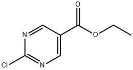 2-クロロピリミジン-5-カルボン酸エチル 化学構造式