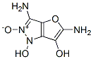 1H-Furo[3,2-c]pyrazol-6-ol,  3,5-diamino-1-hydroxy-,  2-oxide Structure