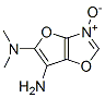 Furo[2,3-d]oxazole-5,6-diamine,  N,N-dimethyl-,  3-oxide  (9CI) Structure