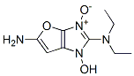 1H-Furo[2,3-d]imidazole-2,5-diamine,  N,N-diethyl-1-hydroxy-,  3-oxide  (9CI) Struktur