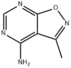 3-メチルイソキサゾーロ[5,4-D]ピリミジン-4-アミン 化学構造式