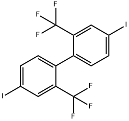 2,2'-BIS(TRIFLUOROMETHYL)-4,4'-DIIODOBIPHENYL Structure