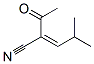 2-Pentenenitrile, 2-acetyl-4-methyl- (7CI,9CI) 结构式