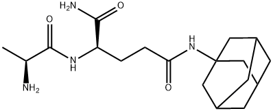 adamantylamide-alanyl-isoglutamine 结构式