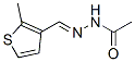 Acetic  acid,  2-[(2-methyl-3-thienyl)methylene]hydrazide 结构式