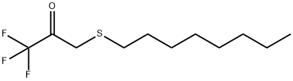 3-(オクチルチオ)-1,1,1-トリフルオロプロパン-2-オン 化学構造式