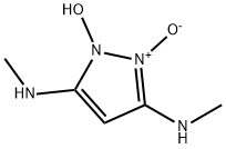1H-Pyrazole-3,5-diamine,  1-hydroxy-N3,N5-dimethyl-,  2-oxide Structure