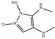 1H-Pyrazole-4,5-diamine,  1-hydroxy-N4,N5-dimethyl-,  2-oxide Structure