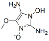 1H-Imidazole-2,5-diamine,  1-hydroxy-4-methoxy-,  3-oxide 结构式