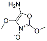 5-Oxazolamine,  2,4-dimethoxy-,  3-oxide Structure