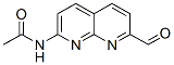 Acetamide,  N-(7-formyl-1,8-naphthyridin-2-yl)- 化学構造式