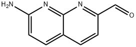 1,8-Naphthyridine-2-carboxaldehyde,  7-amino- Struktur