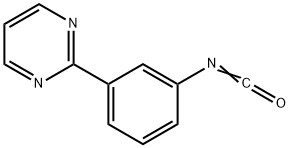 3-嘧啶-2-基苯基异氰酸酯, 898289-49-1, 结构式
