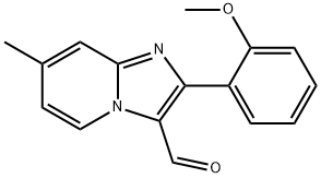 2-(2-methoxyphenyl)-7-methylimidazo[1,2-a]pyridine-3-carbaldehyde Structure