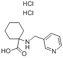 1-[(PYRIDIN-3-YLMETHYL)-AMINO]-CYCLOHEXANECARBOXYLIC ACID DIHYDROCHLORIDE Structure