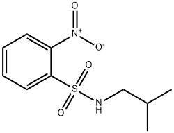 2-nitro-N-isobutylbenzenesulfonamide Struktur