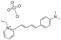 2-(4-(4-(DIMETHYLAMINO)PHENYL)-1,3-BUTADIENYL)-1-ETHYLPYRIDINIUM PERCHLORATE 结构式