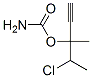 Carbamic acid, 1-(1-chloroethyl)-1-methyl-2-propynyl ester (7CI) Structure