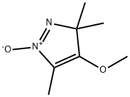 3H-Pyrazole,  4-methoxy-3,3,5-trimethyl-,  1-oxide 结构式