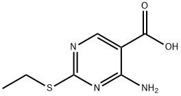 4-AMINO-5-CARBOXY-2-ETHYL-MERCAPTOPYRIMIDINE|2-乙基巯基-4-氨基嘧啶-5-羧酸