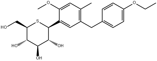 鲁格列净,898537-18-3,结构式