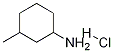 3-methylcyclohexanamine hydrochloride Structure